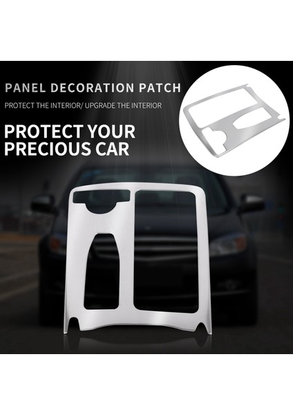 Araba Stil Iç Paslanmaz Çelik Sticker Su Kupası Panel Dekorasyon Trim Mercedes Benz C Sınıfı W204 2009-2014 Lhd (Yurt Dışından) fırsatları