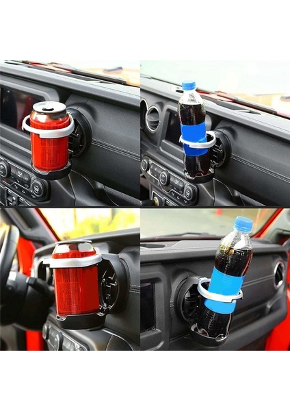 Jeep Wrangler Için Jk 2007-2017 Jl Jt Gladiator 2018-2023 Hava Outlet Havalandırma Kupası Tutucu Katlanabilir Su Kupası Montajı B (Yurt Dışından) indirimleri