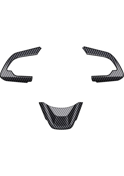 Araç Direksiyon Simidi Düğmesi Alt Çerçeve Sticker Suzuki Swift 2024 2025 Iç Aksesuarlar Karbon (Yurt Dışından)
