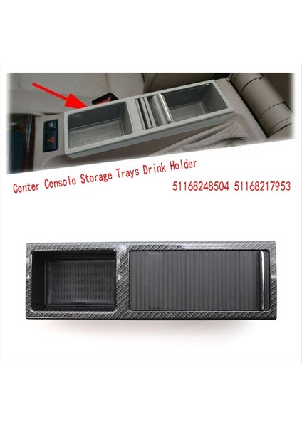 Merkez Konsol Depolama Tepsileri Bmw E46 3 Serisi Içecek Tutucu 51168248504 51168217953 Karbon Fiber Desen (Yurt Dışından) fırsatları