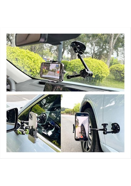 Lanparte Araba Telefon Tutucu Sabitleyici Araba Sihirli Kol Eşleme Kupası Telefon Selfie Stick 360 ° Dönen Braket Uzaktan (Yurt Dışından) indirimleri