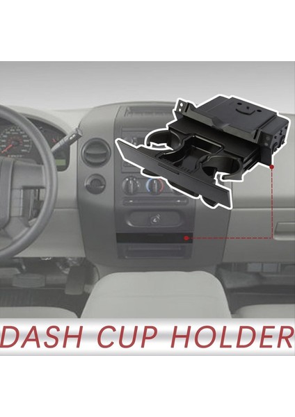 Gösterge Tablosu Kupa Tutucu Su Kupası Tutucu 6L3Z-1504810-AA 6L3Z1504810AA Ford F150 Stx Xl Xl Xlt 2004-2008 (Yurt Dışından) modelleri