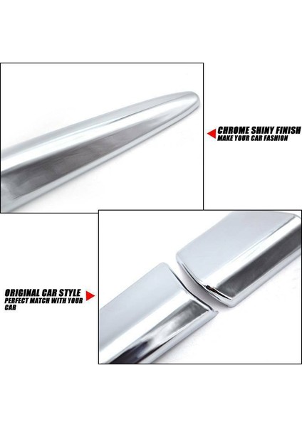 4pcs Krom Yan Kapı Arka Görünüm Ayna Sütun Trim Kapak Honda Civic 2018 2019 2019 2020 (Yurt Dışından) fırsatları