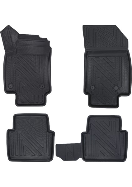 Peugeot 3008 2024 (+) Hybrit Uyumlu 5d Havuzlu Paspas