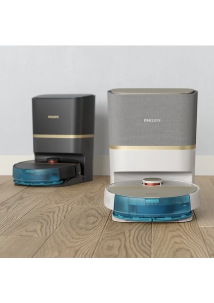 7000 Serisi Aqua Titreşimli Mop ve Haritalamalı Beyaz Robot Süpürge - Türkçe Uygulama ve 30 Gün Hazne Boşaltmayan Istasyon + Tiftik Cihazı indirimleri
