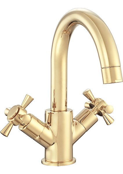 Eca Quadrille Lavabo Bataryası Altın - 102808396-