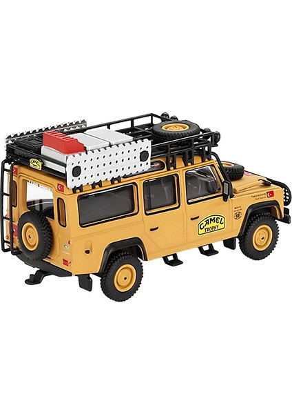 Mini Gt 1/64 Land Rover Defender 110 1989 Camel Trophy Turkey modelleri