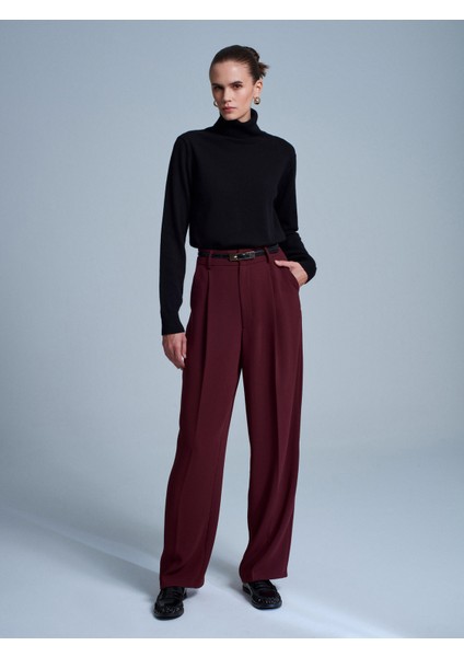 10848 %100 Kaşmir Balıkçı Yaka Kazak-Siyah indirimleri