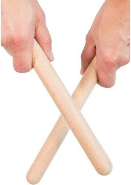 Kahverengi Ahşap Ritim Çubuğu, Çocuklar Için Eğlenceli ve Sağlıklı Melodi Deneyimi fırsatları