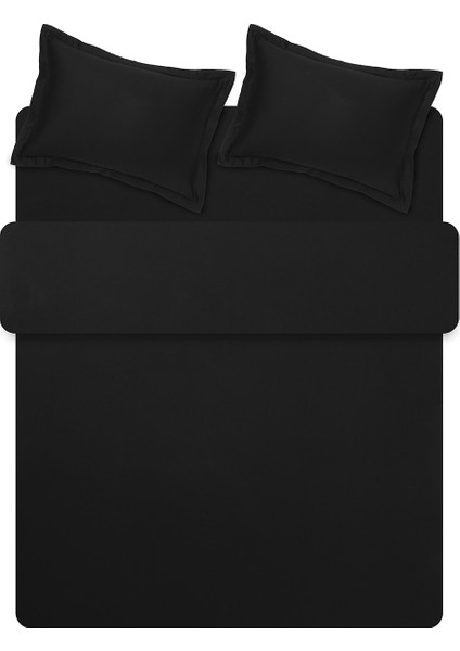 Andra Çift Kişilik Saten Nevresim Takımı – Siyah fırsatları