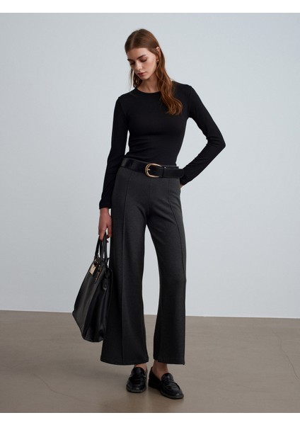 32194 Uzun Kollu Büzgülü Top-Siyah indirimleri