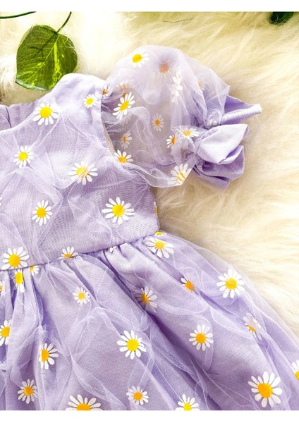 Lila Papatya Çocuk Elbise fiyatları