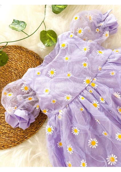 Lila Papatya Çocuk Elbise fırsatları