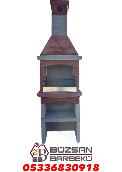 Beton Barbekü Mangallık Davlumbazlı 70 Lik modelleri