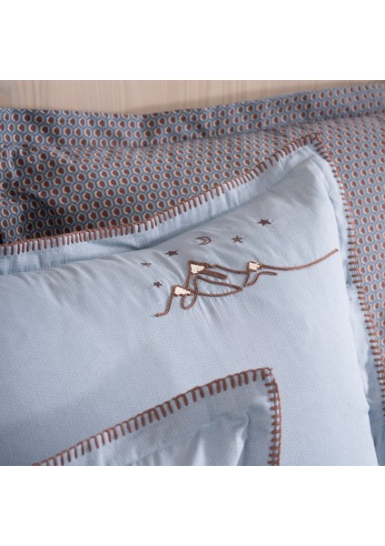 Haus Tek Kişilik Ranforce Nevresim Takımı – Mavi fiyatları