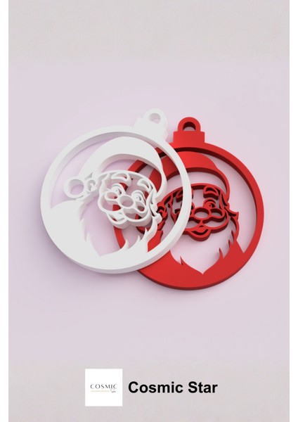 Noel Baba Figürlü Yılbaşı Ağacı Süsü Seti | Christmas Santa Dekoratif Yeni Yıl Hediyelik Aksesuarı