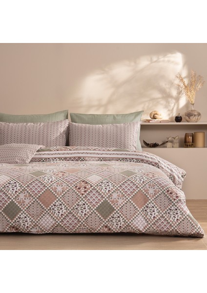 Holmen Tek Kişilik Polycotton Nevresim Takımı - Kiremit