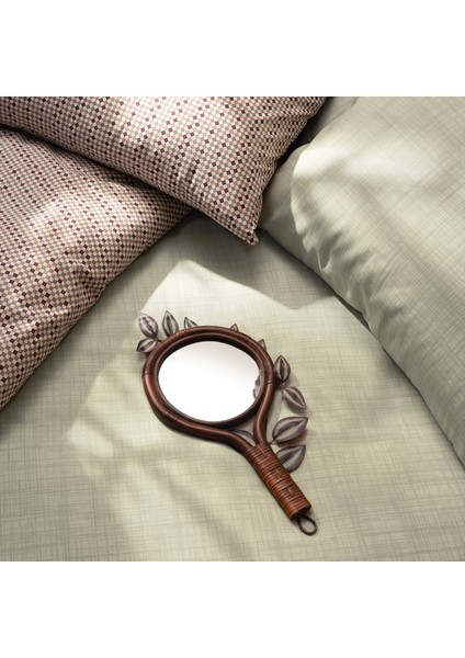 Holmen Tek Kişilik Polycotton Nevresim Takımı - Kiremit modelleri