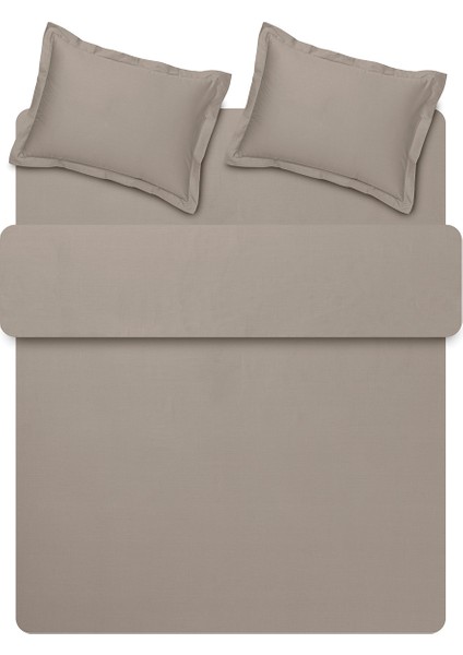 Andra Çift Kişilik Saten Nevresim Takımı – Grej fırsatları