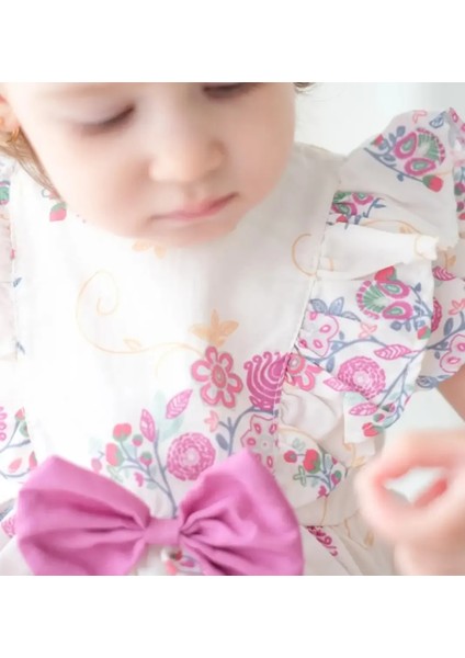 Kelly Çiçek Desenli Kız Bebek Romper fiyatları