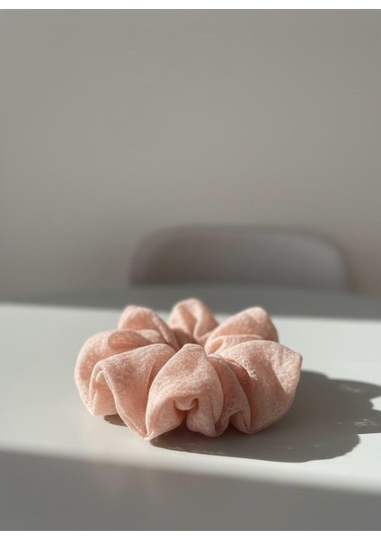 Yumuşak Dokulu Viskon Scrunchıe Somon Rengi fiyatları