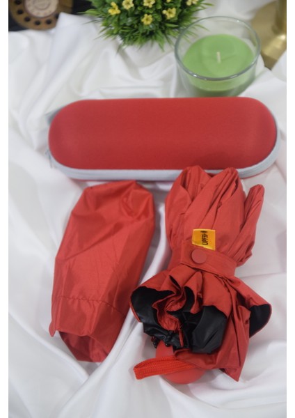 Kapsüllü Kırmızı Şemsiye, Şık ve Koruyucu Tasarım indirimleri