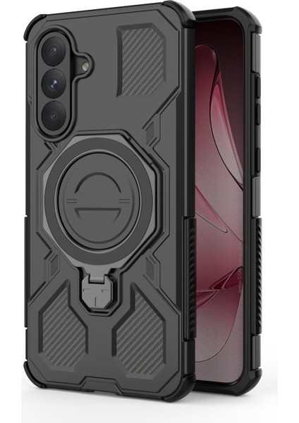 Samsung Galaxy A56 5G Kickstand PC TPU Telefon Kılıfı 2 Adet Ekran Filmi ile (Yurt Dışından) modelleri