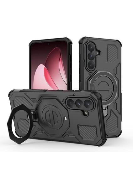 Samsung Galaxy A56 5G Kickstand PC TPU Telefon Kılıfı 2 Adet Ekran Filmi ile (Yurt Dışından) fırsatları