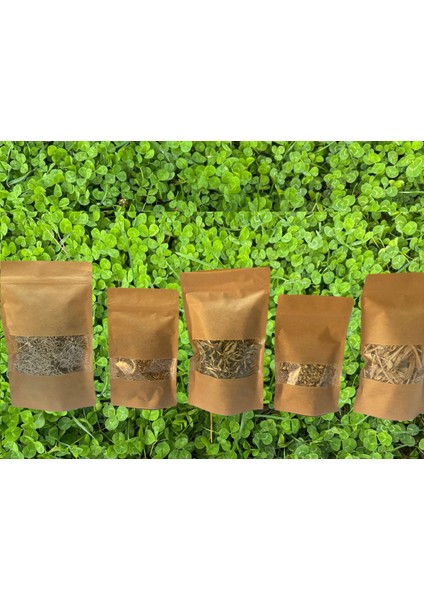 Tıbbi Bitki Çayları Set 2 ( Pelin Otu, Sarı Kantaron, Limon Melisa, Karışık Bitki Çayı, Kazdağı Çayı)