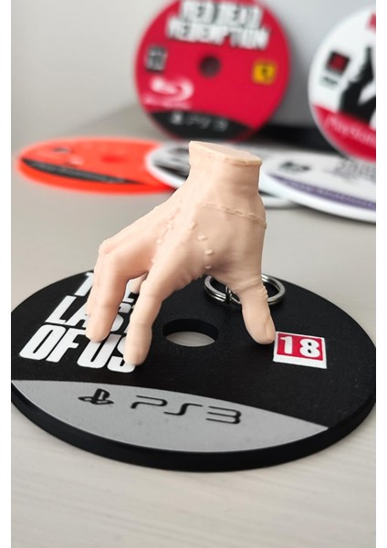 Wednesday Dizi "şey" (Thing) Figür Anahtarlık Çanta Süsü Charm | Kaliteli 3D Baskı Dekor Hediyesi modelleri