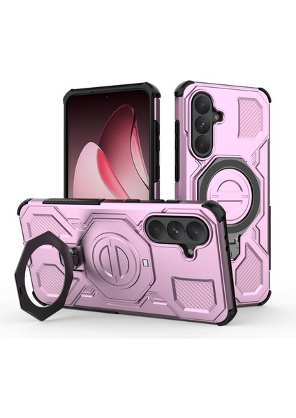 Samsung Galaxy A56 5G Kickstand PC TPU Telefon Kılıfı 2 Adet Ekran Filmi ile (Yurt Dışından) fırsatları