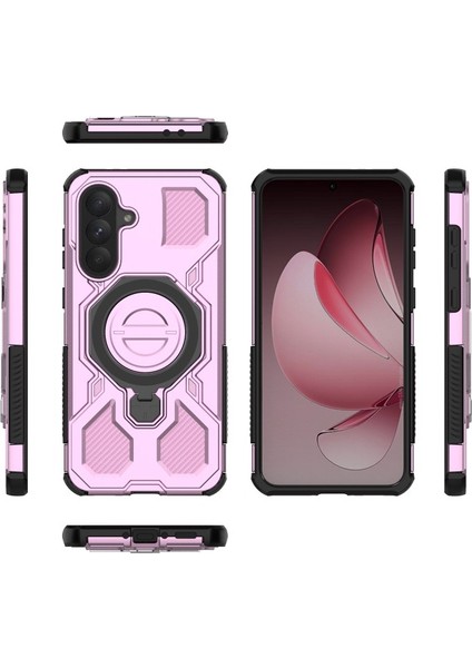 Samsung Galaxy A56 5G Kickstand PC TPU Telefon Kılıfı 2 Adet Ekran Filmi ile (Yurt Dışından) indirimleri