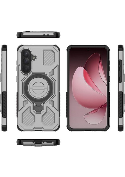 Samsung Galaxy A56 5G Kickstand PC TPU Telefon Kılıfı 2 Adet Ekran Filmi ile (Yurt Dışından) indirimleri