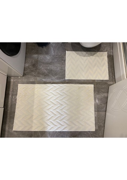 Banyo Paspas Takımı ( Klozet Takımı ) Kaydırmaz Taban