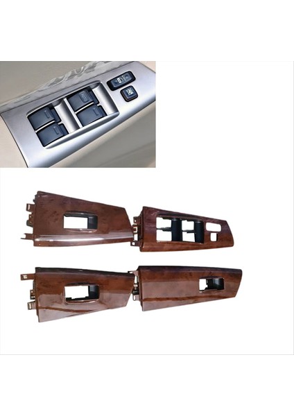 Araba Penceresi Cam Kaldırma Anahtarı Paneli Kapak 74232-02E60-B0 74231-02E00 Toyota Corolla 2007-2013 Ahşap Tahıl Lhd (Yurt Dışından) fırsatları