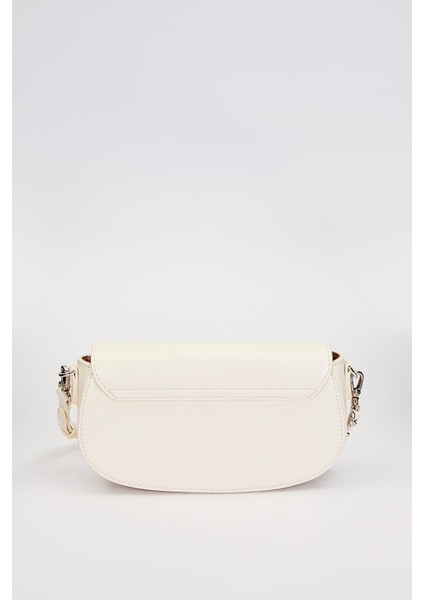 Bej Kilit Aksesuar Detaylı Omuz Çantası fırsatları