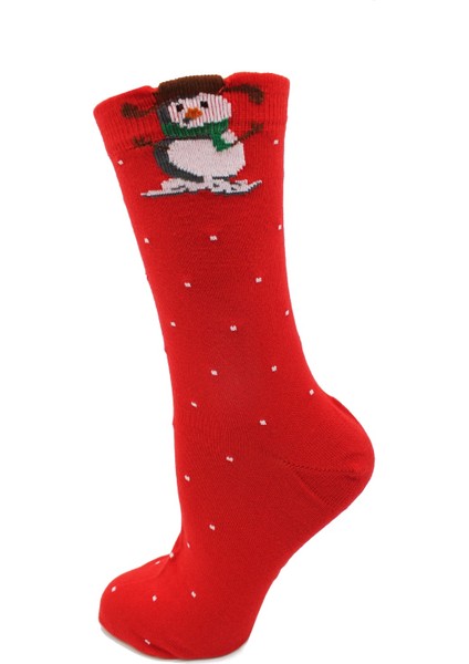 Yılbaşı Desenli Çorap