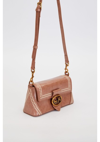 Haki Desenli Çift Askılı Omuz Çantası