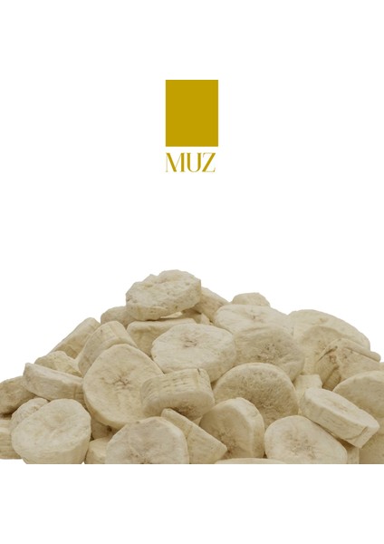 Laren Freeze Dry Muz Dondurularak Kurutulmuş Meyve ve Atıştırmalık 15G