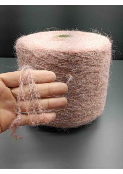 %70 Suri Alpaka El Örgü Ipi 300GR Pembe modelleri
