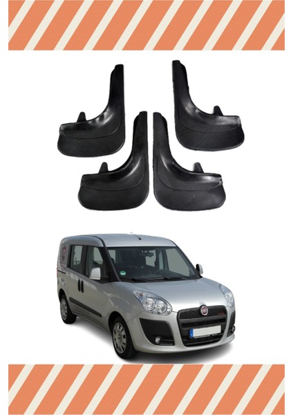 Fiat Doblo 2 2010-2022 4'lü Tozluk Çamurluk Paçalık