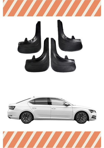 Skoda Superb 4'lü Tozluk Çamurluk Paçalık