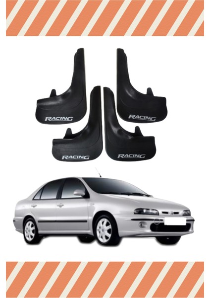 Fiat Marea Tüm Kasalar Racing Yazılı 4'lü Tozluk Çamurluk Paçalık