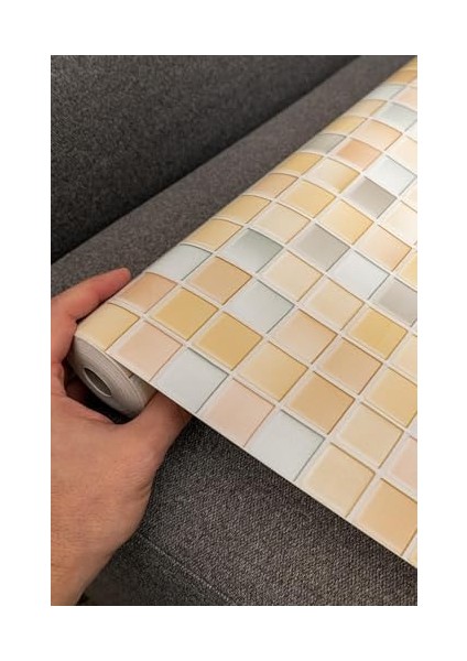 Desenli Kendiliginden Yapışkanlı Kaplama Folyosu 45 cm x 1 mt ELF043 fiyatları