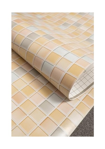 Desenli Kendiliginden Yapışkanlı Kaplama Folyosu 45 cm x 1 mt ELF043 modelleri