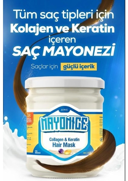 Jowe Kolejen ve Keratin Saç Maskesi