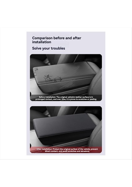 Tesla Model 3 Için Highland 2017-2023 2024 Model Y 2025 Juniper Koltuk Kutusu Koruyucu Kapak Kol Dinlenme Kapağı Aksesuarları (Yurt Dışından) modelleri