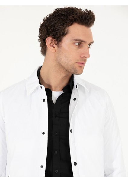 Erkek Beyaz Mevsimlik Mont 50266368-VR013 fiyatları