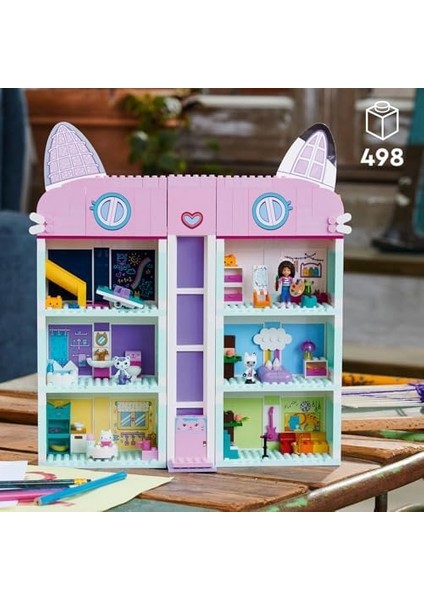 Gabby’s Dollhouse 10788-4 Yaş ve Üzeri Çocuklar Için Orijinal Detaylarla 8 Odalı Bir Ev Içeren Yaratıcı Oyuncak Yapım Seti (498 Parça) fiyatları