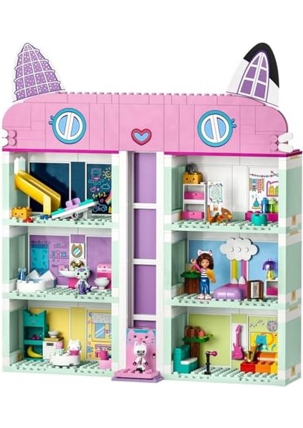 Gabby’s Dollhouse 10788-4 Yaş ve Üzeri Çocuklar Için Orijinal Detaylarla 8 Odalı Bir Ev Içeren Yaratıcı Oyuncak Yapım Seti (498 Parça) modelleri